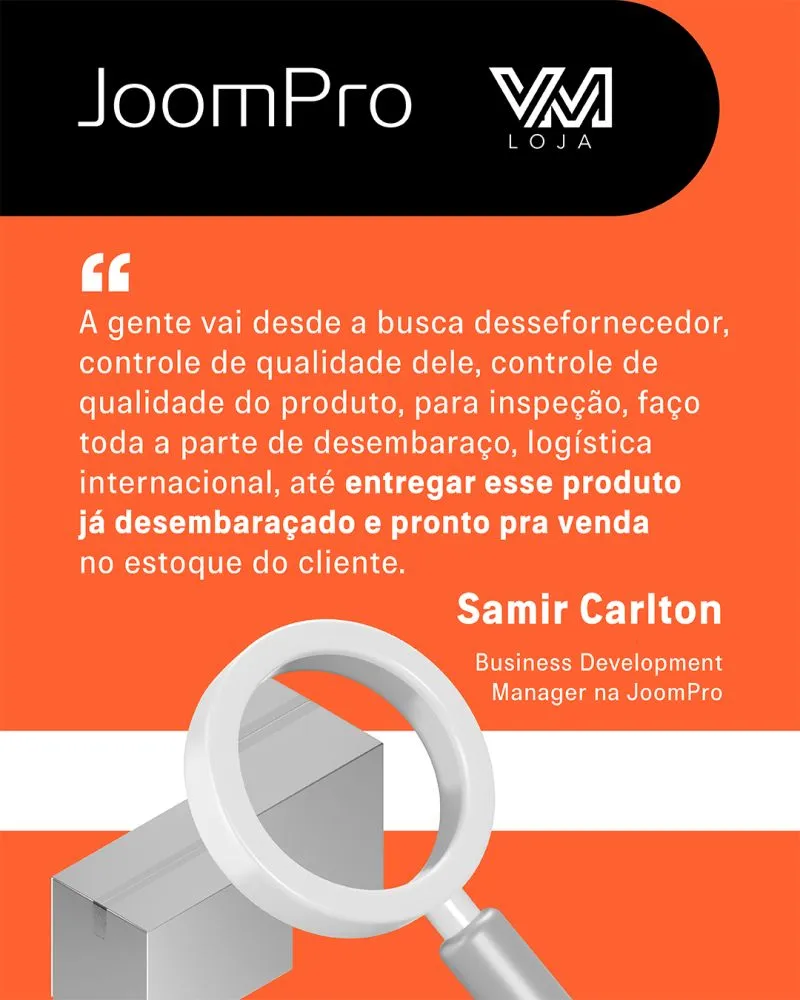 JoomPro: Importação porta a porta com segurança e previsibilidade para grandes e pequenos negócios de e-commerce