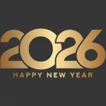 Perfeito — vou seguir o padrão ideal: tag alt bem descritiva (“para cego ver”) e legenda com contexto editorial, sem ficar curta demais nem excessiva. 🖼️ Imagem 1 — “2026 Happy New Year” Tag alt (para cego ver): Imagem com fundo escuro e o número “2026” em destaque, em letras grandes douradas com efeito metálico