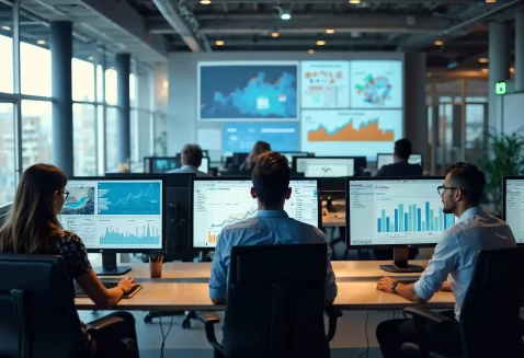 Equipe analisa desempenho e concorrência no monitor de vendedores JoomPulse