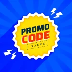 Selo promocional com texto “promo code” representando campanhas de desconto usadas em promoções no e-commerce