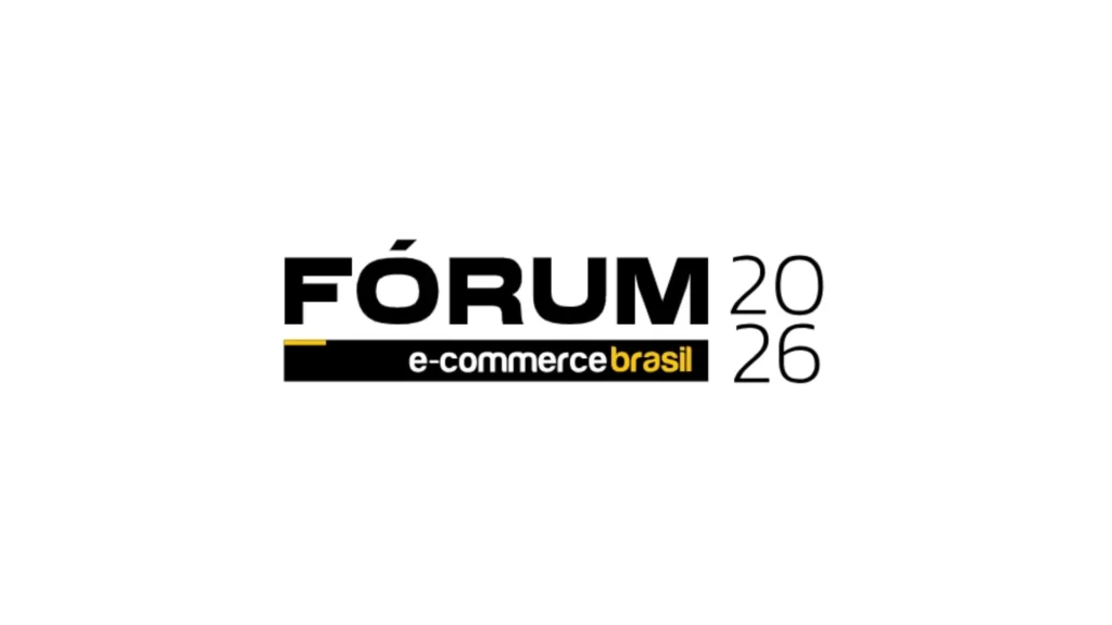 Logo do Fórum E-Commerce Brasil 2026 em fundo branco